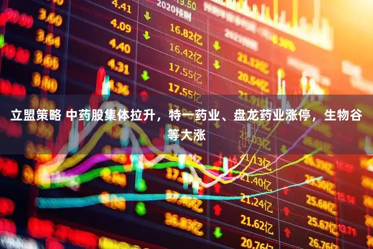 立盟策略 中药股集体拉升，特一药业、盘龙药业涨停，生物谷等大涨